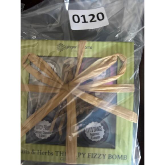 Ginger Lily Farms Fruits & Herbs Therapy Fizzy Bath Bomb Gift Set, 4 Ct, 3 Oz ea - Picture 9 of 9